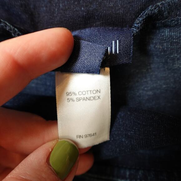 J. Jill Jeans Womens Extra Small Indigo Jeggings Skinny Stretch Blue Cropped 23" - Picture 8 of 10